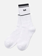 Woven Identity - White - Unisex - Fine Knit Cotton Socks