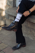 Woven Identity - White - Unisex - Fine Knit Cotton Socks