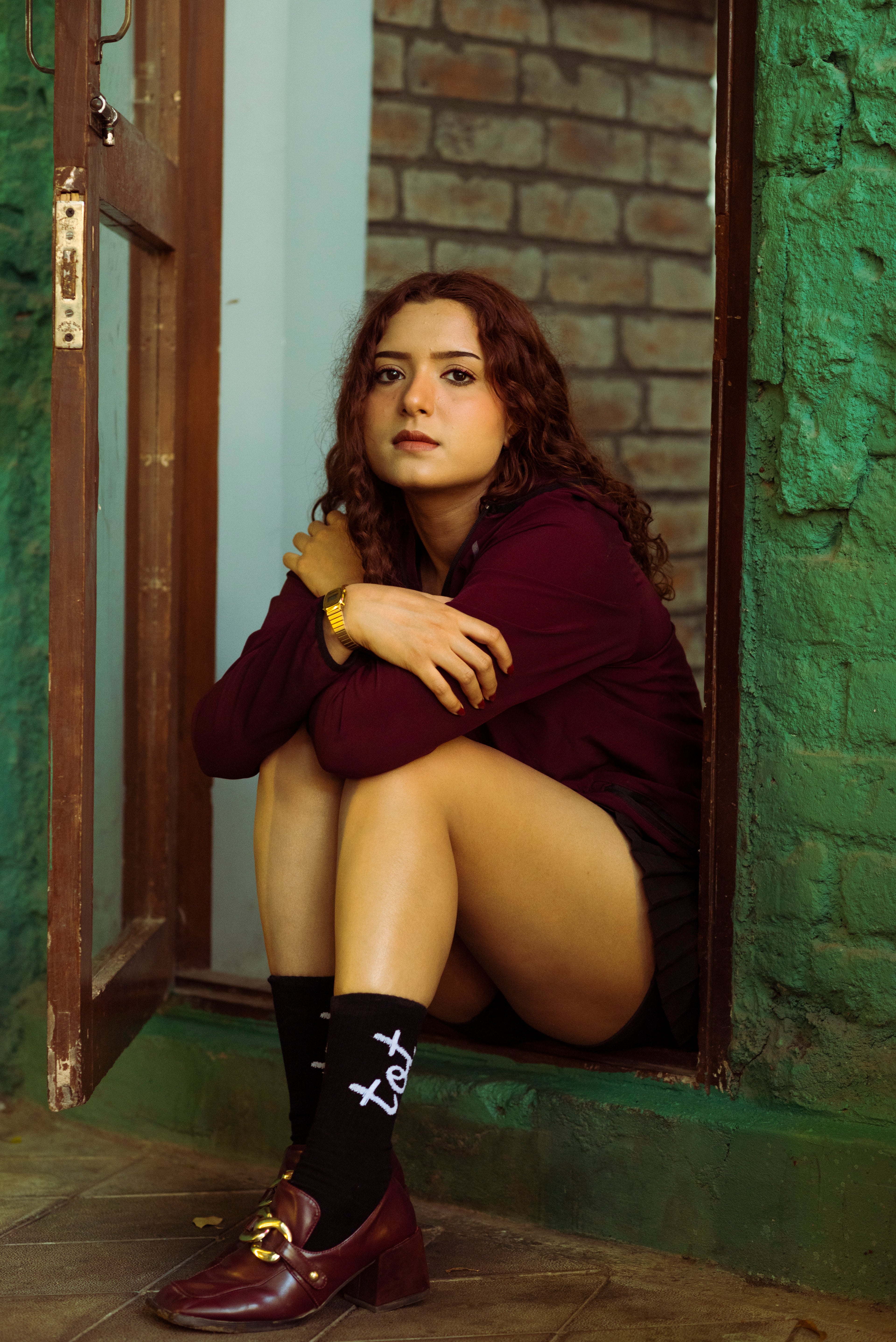 Signature Mark - Black - Unisex - Fine Knit Cotton Socks